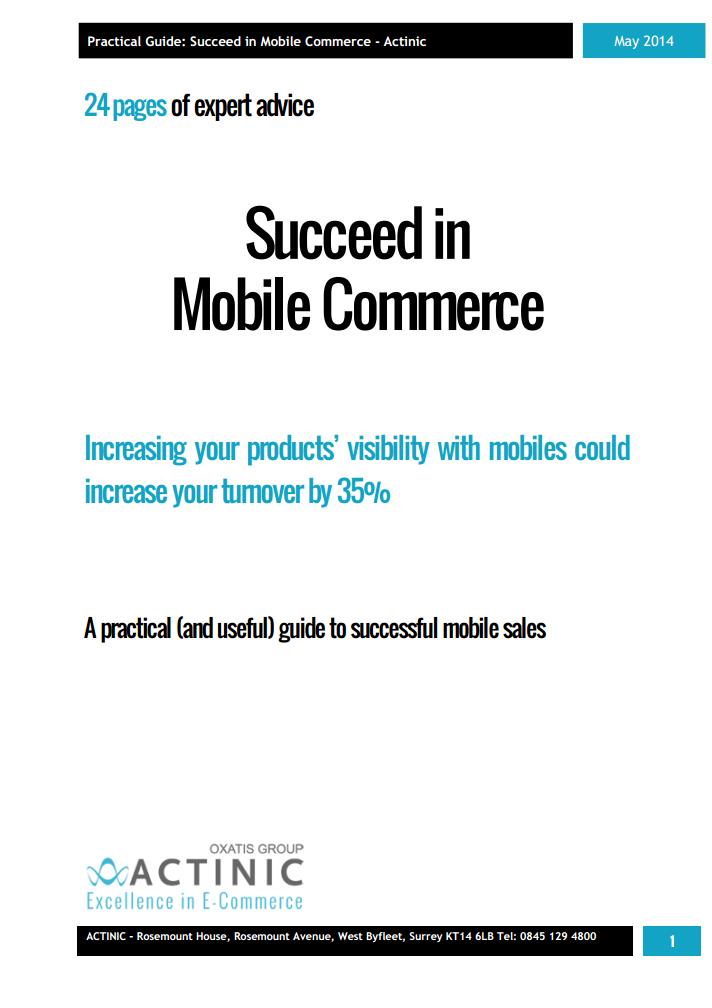 Succeed in Mobile Commerce